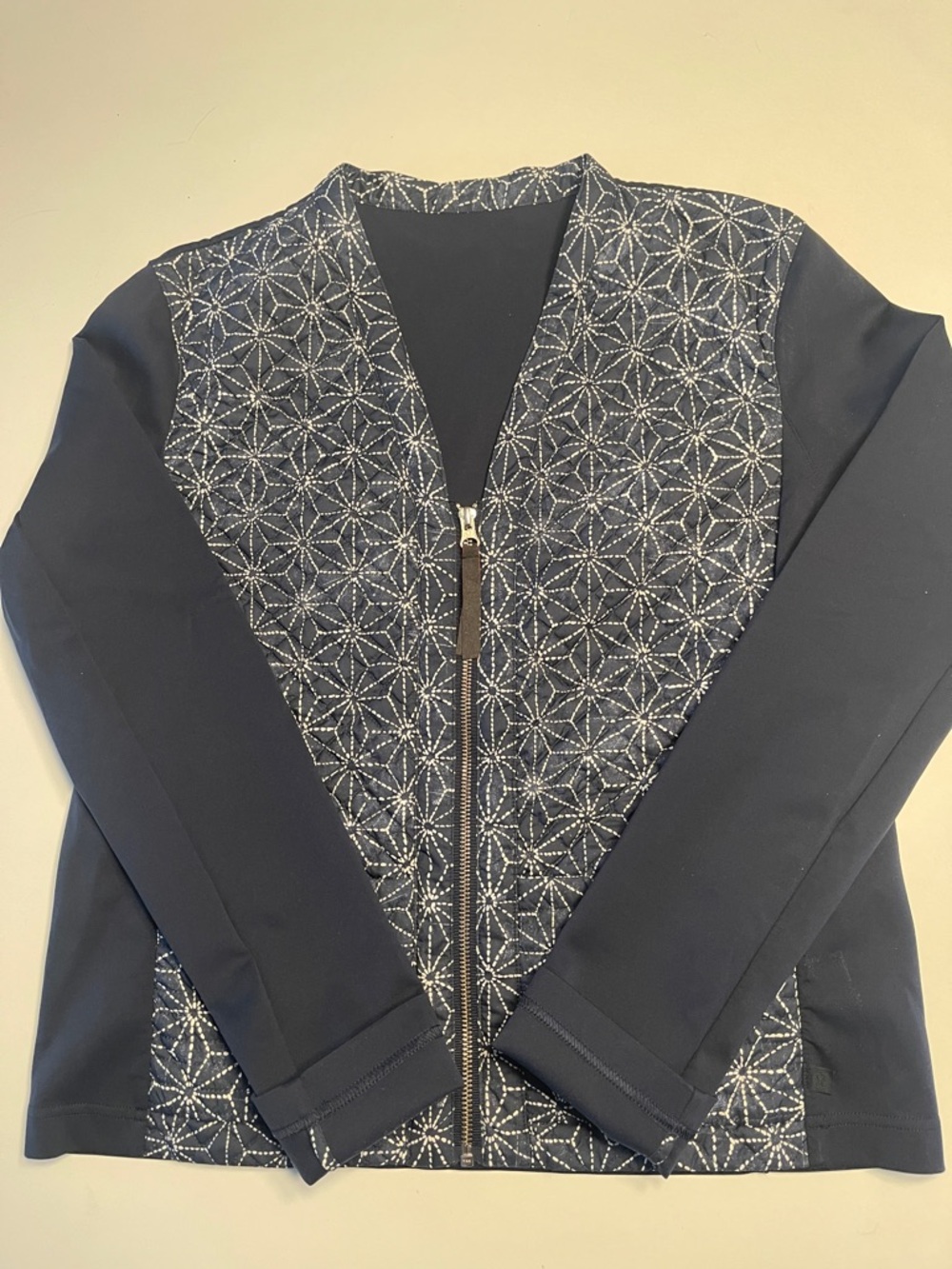 Vintage lululemon Women's Navy Quilted Front Zip Jacket